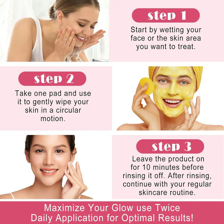 Kojic Acid & Turmeric Cleansing Pads