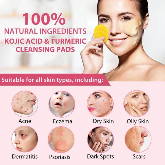 Kojic Acid & Turmeric Cleansing Pads